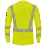 Picture of Bulwark® SML4 Men's Hi-Visibility Lightweight Long Sleeve Henley