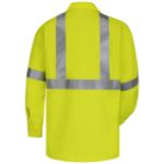 Picture of Bulwark® SMW4 Men's Midweight FR Hi-Visibility Work Shirt