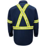 Picture of Bulwark® SLUC Men's Midweight FR Enhanced Visibility Uniform Shirt with Reflective Trim