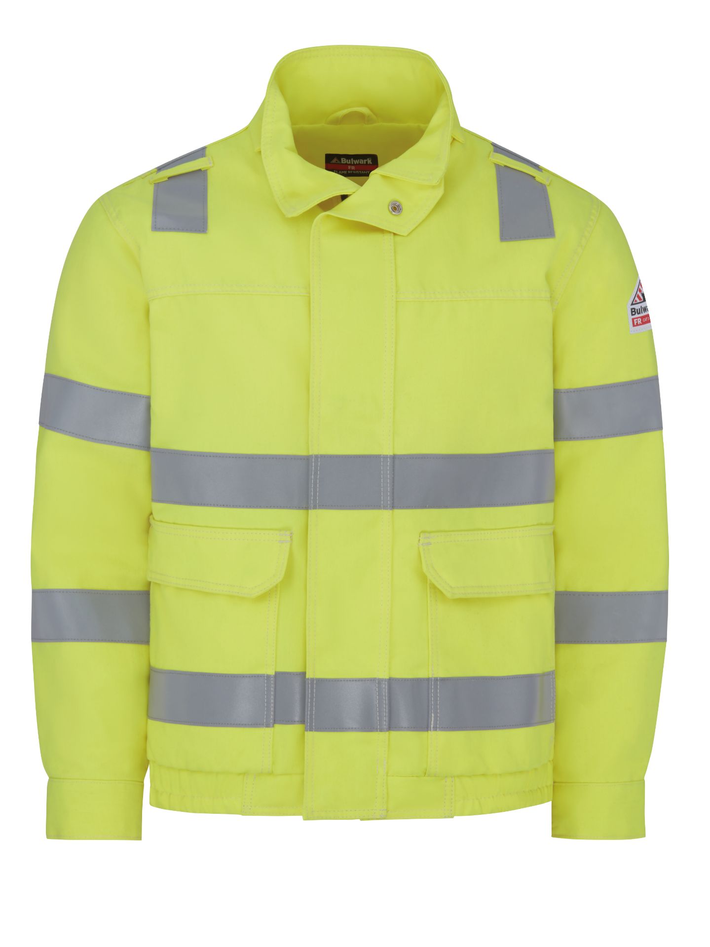 Picture of Bulwark® JMJ6 Hi-Visibility Lined Bomber Jacket