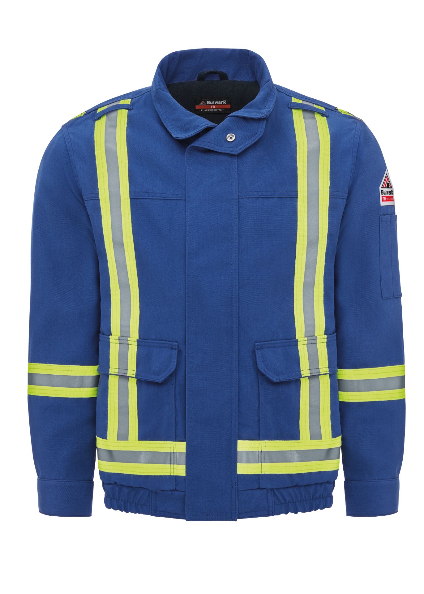 Picture of Bulwark® JNJC Men's Lightweight Nomex FR Lined Bomber Jacket with Reflective Trim