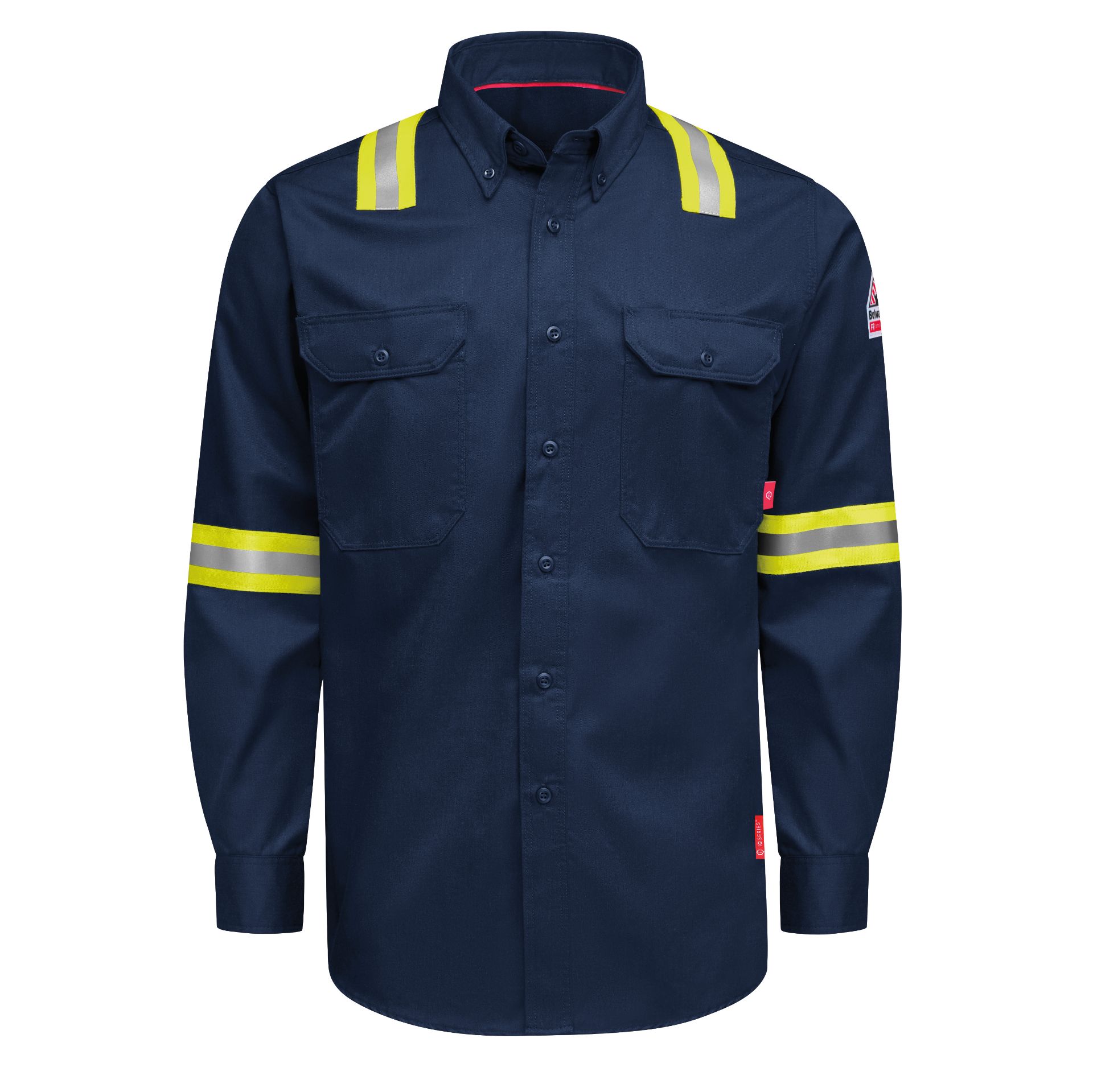 Picture of Bulwark® QS26-EHV iQ Series Men’s Enhanced-Vis Midweight Comfort Woven Shirt