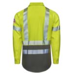 Picture of Bulwark® S1B2 Men's Hi-Visibility Color Block Uniform Shirt