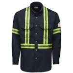 Picture of Bulwark® SMUC Men's Dress Uniform Shirt with Reflective Trim