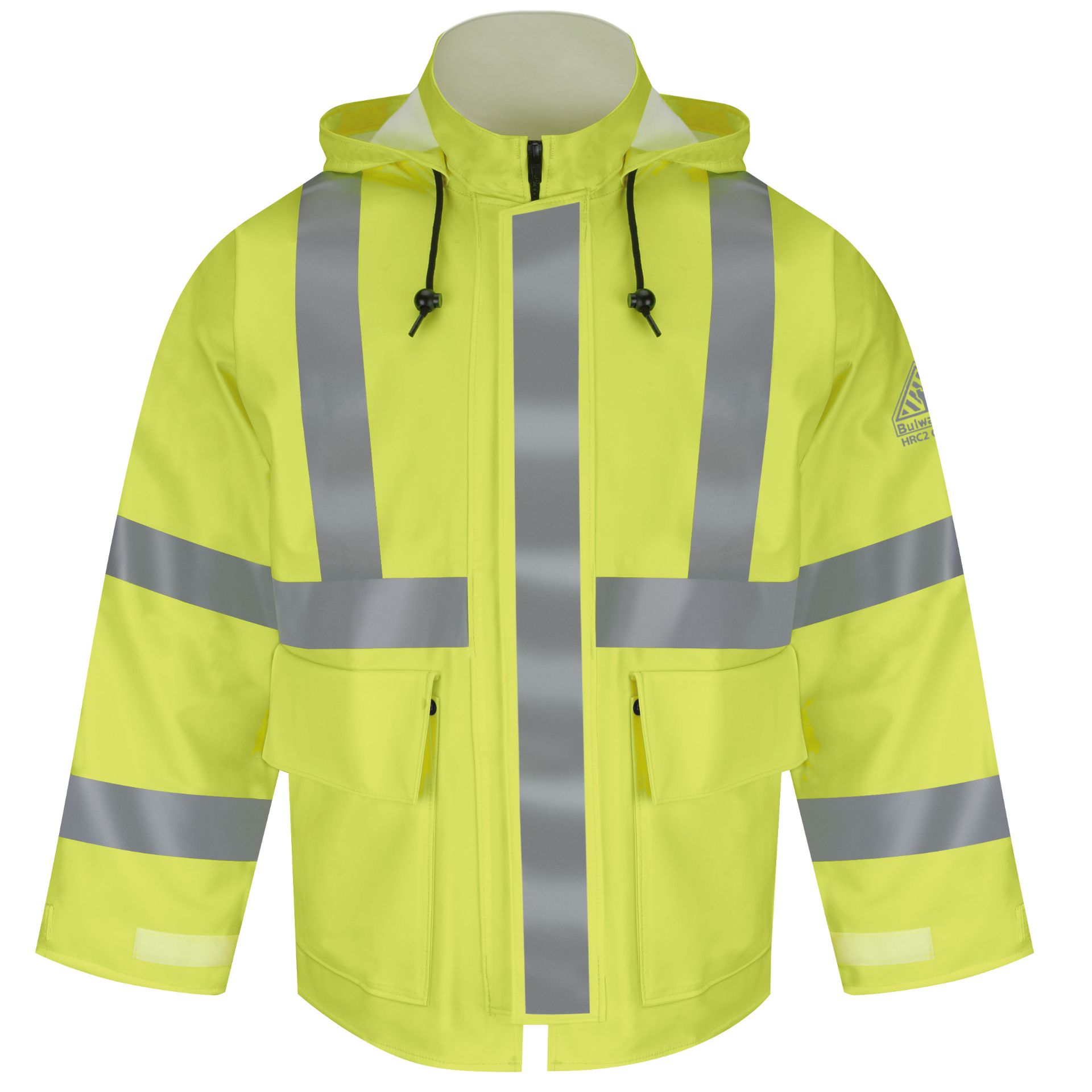 Picture of Bulwark® JXN4 Men's FR Hi-Visibility Rain Jacket with Hood