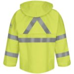 Picture of Bulwark® JXN4 Men's FR Hi-Visibility Rain Jacket with Hood