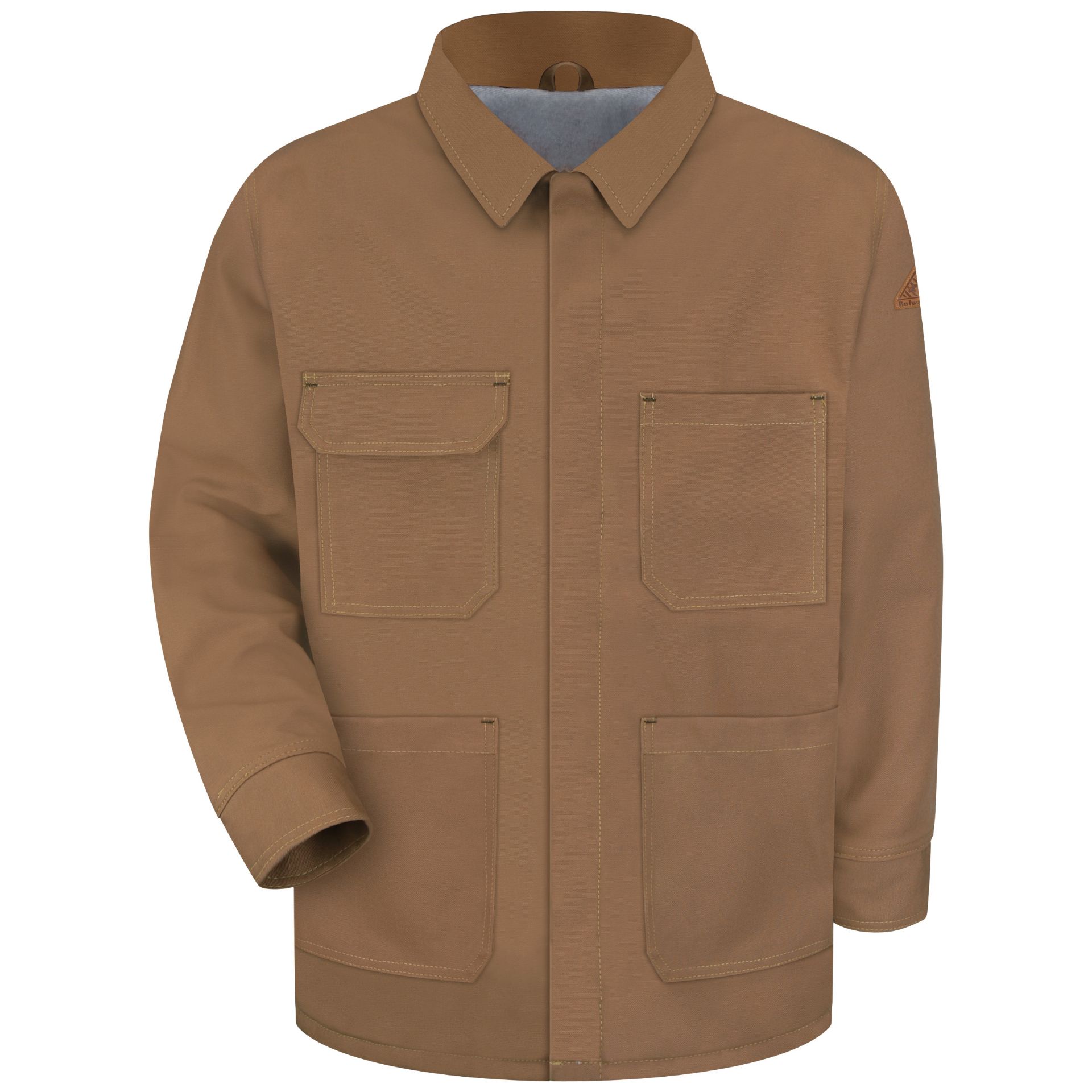 Picture of Bulwark® JLC6 Brown Duck Lineman's Coat