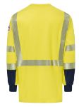 Picture of Bulwark® SMB2 Hi-Visibility Lightweight Colorblock Long Sleeve T-Shirt