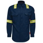 Picture of Bulwark® QS50-EHV iQ Series Enhanced Visibility Comfort Woven Lightweight Shirt
