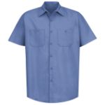 Picture of Red Kap® SP24-SOLID Men's Short Sleeve Industrial Work Shirt