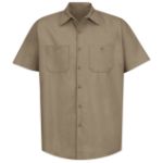 Picture of Red Kap® SP24-SOLID Men's Short Sleeve Industrial Work Shirt