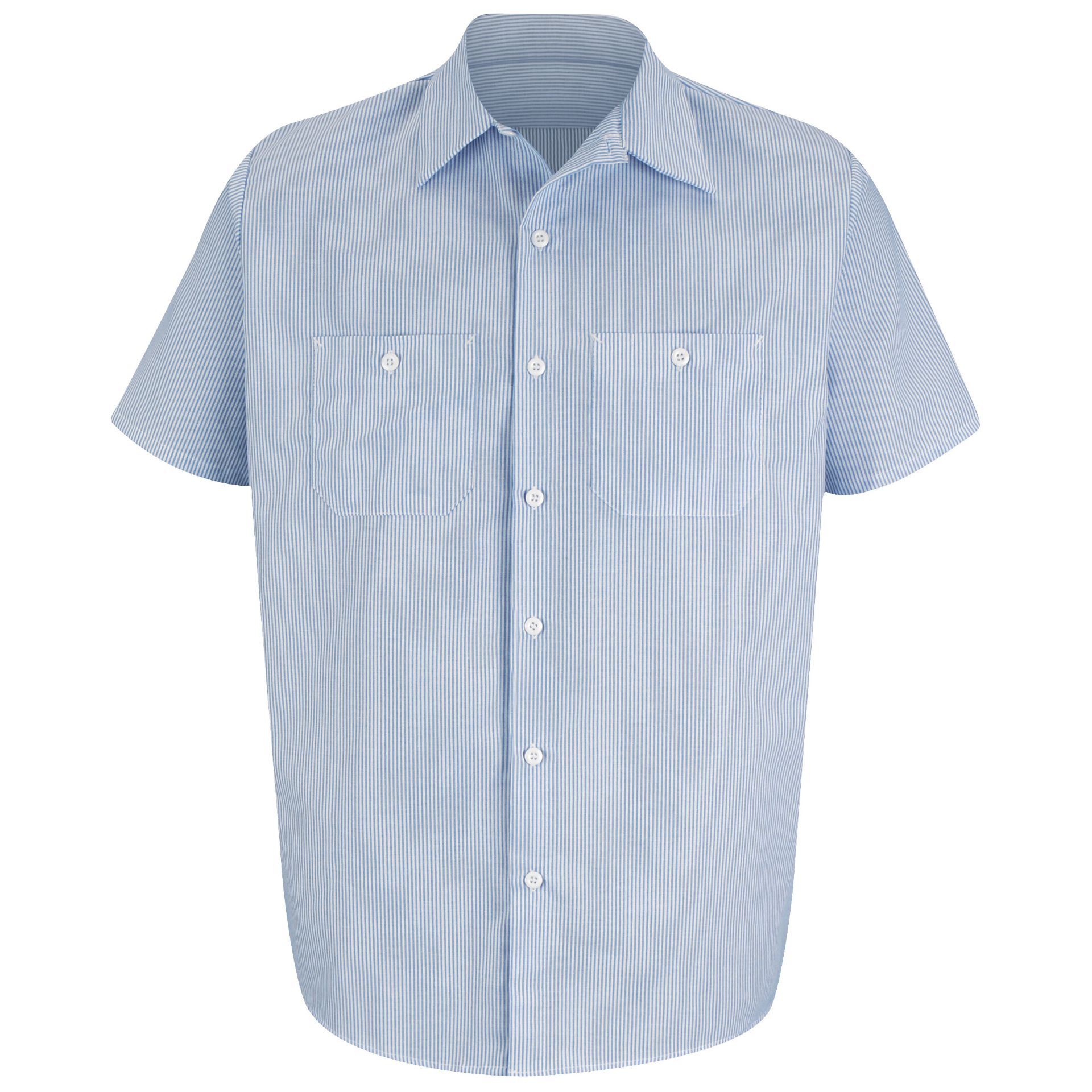 Picture of Red Kap® SL20 Men's Short Sleeve Industrial Stripe Work Shirt