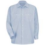 Picture of Red Kap® SL10 Men's Long Sleeve Industrial Stripe Work Shirt