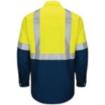 Picture of Red Kap® SY14-HV-TRC2 Men's Hi-Visibility Long Sleeve Ripstop Work Shirt - Type R, Class 2