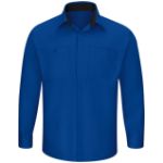 Picture of Red Kap® SY32-OB-CB Men's Long Sleeve Performance Plus Shop Shirt with OilBlok Technology