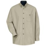 Picture of Red Kap® SC74 Men's Long Sleeve Cotton Contrast Dress Shirt