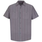 Picture of Red Kap® SP24-STRIPE Men's Short Sleeve Industrial Stripe Work Shirt