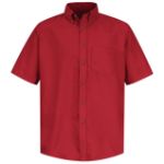 Picture of Red Kap® SP80 Men's Short Sleeve Poplin Dress Shirt