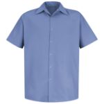 Picture of Red Kap® SP26 Men's Short Sleeve Specialized Pocketless Work Shirt