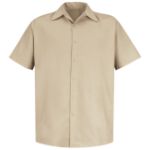 Picture of Red Kap® SP26 Men's Short Sleeve Specialized Pocketless Work Shirt