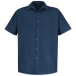 Picture of Red Kap® SP26 Men's Short Sleeve Specialized Pocketless Work Shirt