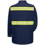 Picture of Red Kap® SC30-EHV-6.4 Long Sleeve Enhanced Visibility Cotton Work Shirt