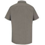 Picture of Red Kap® SP20-BANDED Men's Short Sleeve Microcheck Uniform Shirt