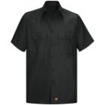 Picture of Red Kap® SY60BK Men's Short Sleeve Solid Rip Stop Shirt