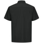 Picture of Red Kap® SY60BK Men's Short Sleeve Solid Rip Stop Shirt