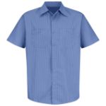 Picture of Red Kap® SB22 Men's Short Sleeve Industrial Stripe Work Shirt