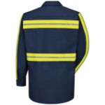 Picture of Red Kap® SP14-EHV Long Sleeve Enhanced Visibility Industrial Work Shirt