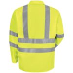 Picture of Red Kap® SS14-HV-TRC3 Men's Hi-Visibility Long Sleeve Work Shirt - Type R, Class 3