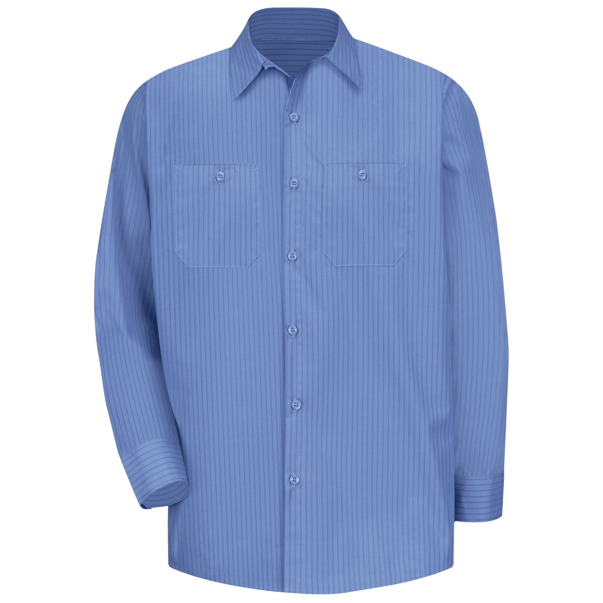Picture of Red Kap® SB12 Men's Long Sleeve Industrial Stripe Work Shirt