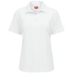 Picture of Red Kap® SK91WH Women's Short Sleeve Performance Knit® Flex Series Pro Polo