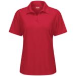 Picture of Red Kap® SK91RD Women's Short Sleeve Performance Knit® Flex Series Pro Polo