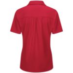 Picture of Red Kap® SK91RD Women's Short Sleeve Performance Knit® Flex Series Pro Polo