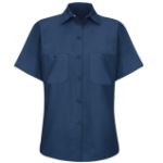 Picture of Red Kap® SP23 Women's Short Sleeve Industrial Work Shirt