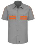 Picture of Red Kap® SP24-WM Short Sleeve Enhanced Visibility Shirt