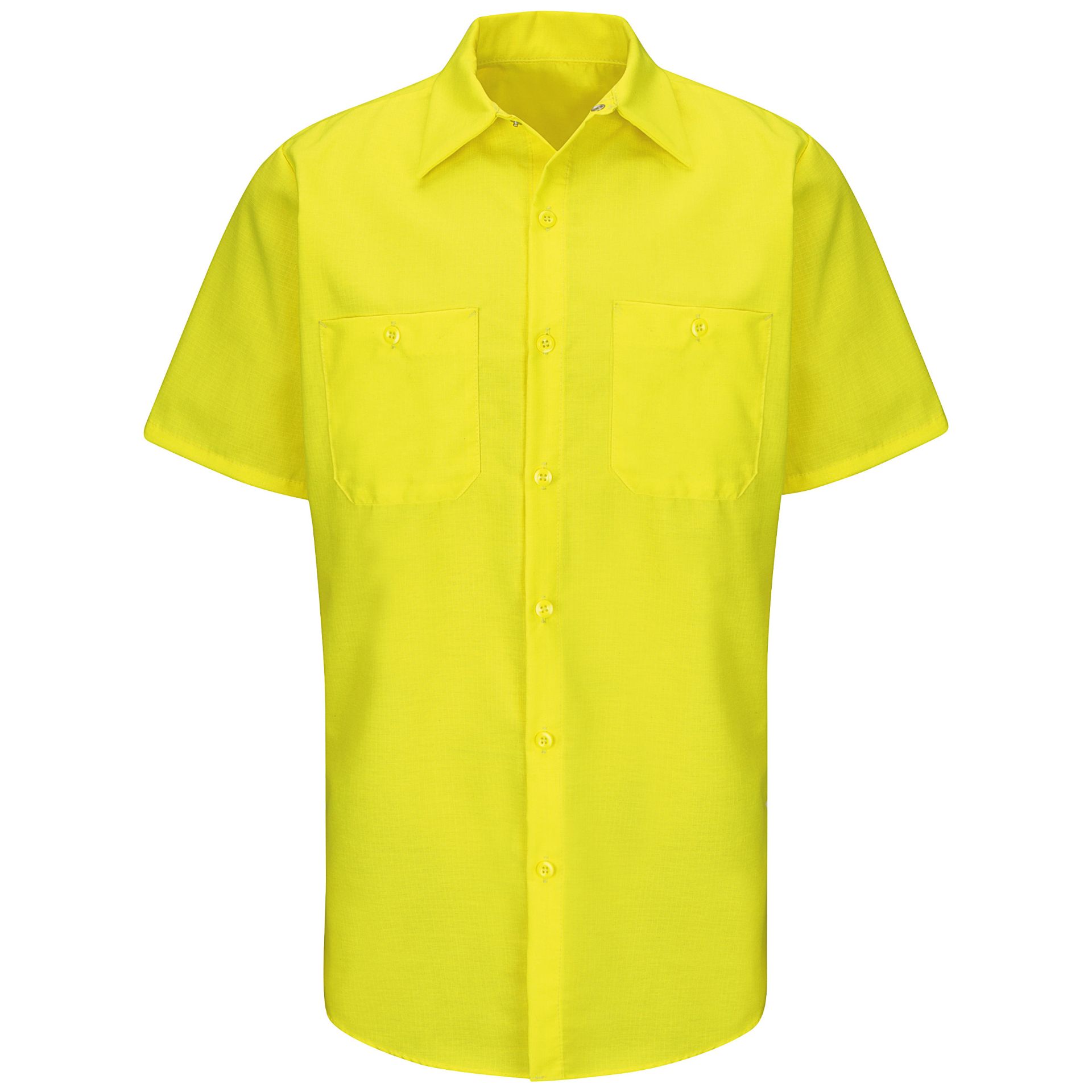 Picture of Red Kap® SY24-EHV Short Sleeve Enhanced Visibility Ripstop Work Shirt