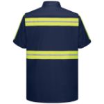 Picture of Red Kap® SC40-EHV-6.4 Short Sleeve Enhanced Visibility Cotton Work Shirt