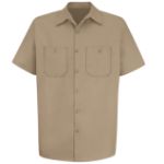 Picture of Red Kap® SC40-6.4 Men's Short Sleeve Wrinkle-Resistant Cotton Work Shirt