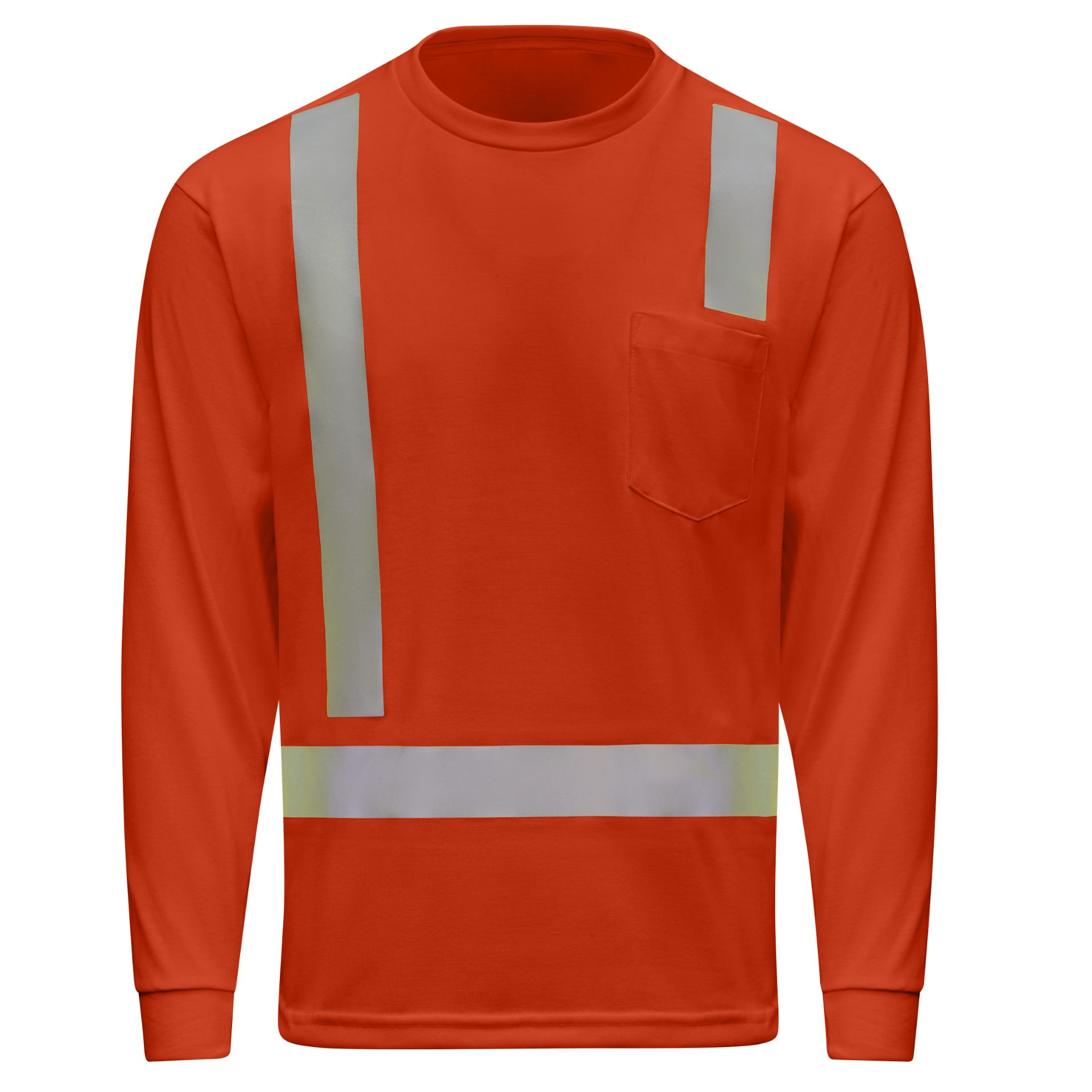 Picture of Red Kap® SK17 Hi-Visibility Long Sleeve Performance Core Tee, Type R, Class 2