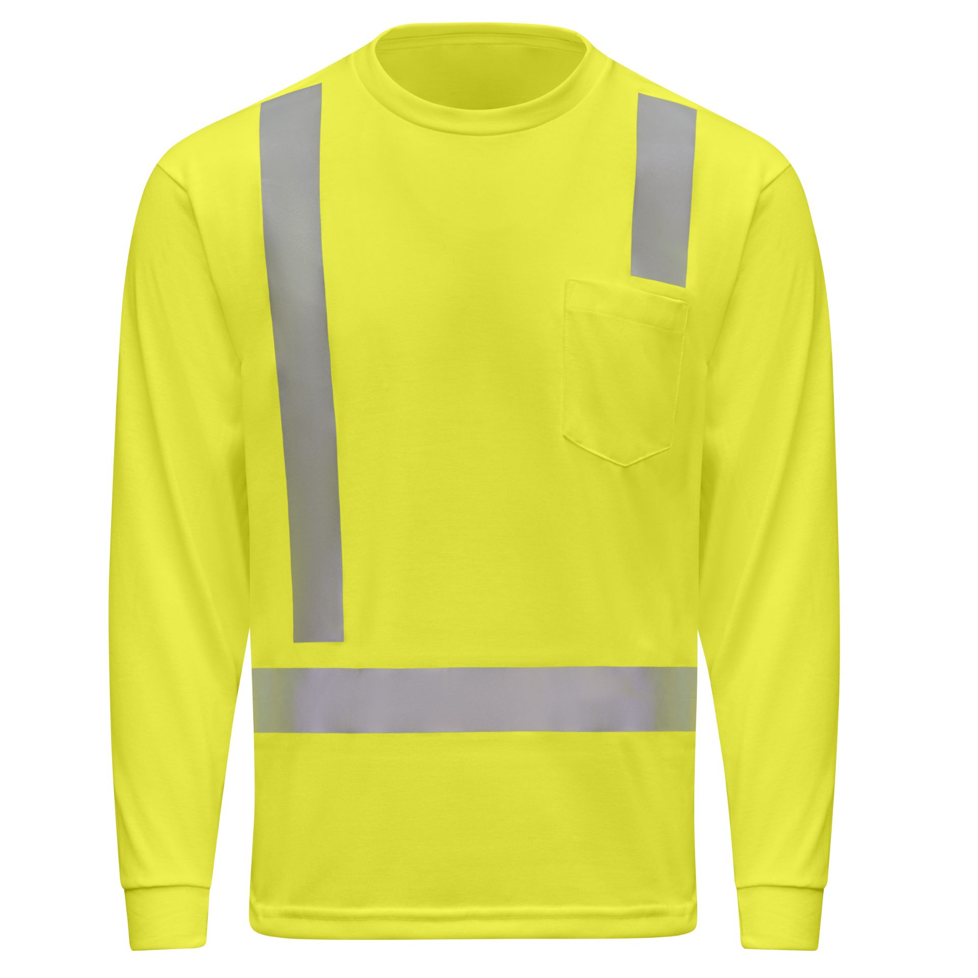 Picture of Red Kap® SK17 Hi-Visibility Long Sleeve Performance Core Tee, Type R, Class 2