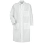 Picture of Red Kap® KS62 Gripper-Front Spun Polyester Butcher Coat with Exterior Pocket