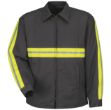 Picture of Red Kap® JT50-EHV Men's Enhanced Visibility Perma-Lined Panel Jacket