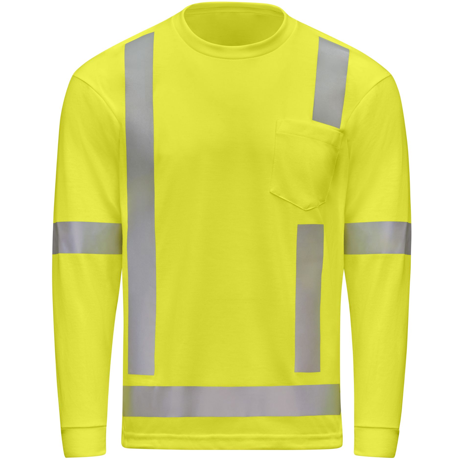 Picture of Red Kap® SK19 Hi-Visibility Long Sleeve Performance Core Tee, Type R, Class 3