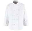 Picture of Red Kap® 0421 Ten Knot Button Chef Coat with Thermometer Pocket