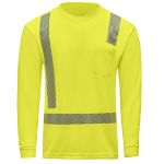 Picture of Red Kap® SK29 Hi-Visibility Long Sleeve Performance Core Tee, Type R, Class 2