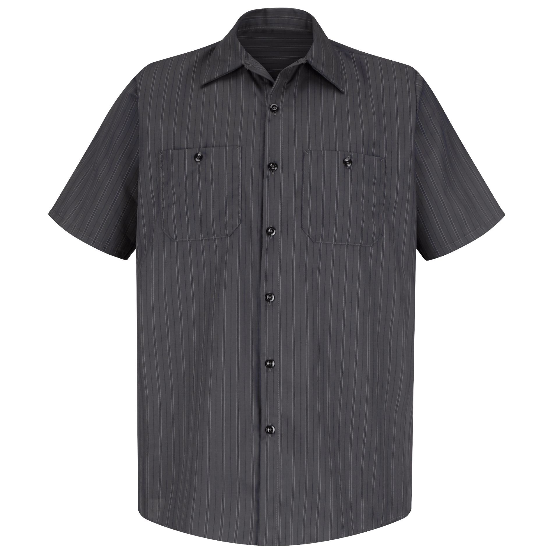 Picture of Red Kap® SP20 Men's Short Sleeve Industrial Stripe Work Shirt
