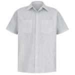 Picture of Red Kap® SP20 Men's Short Sleeve Industrial Stripe Work Shirt
